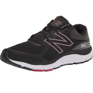New Balance Black and Red Athletic Sneakers